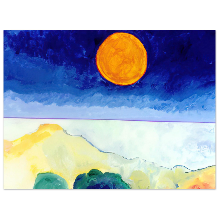 Aldemir Martins - Paisagem - 2004 75x100 cm / 30x40inches Fine Art Poster