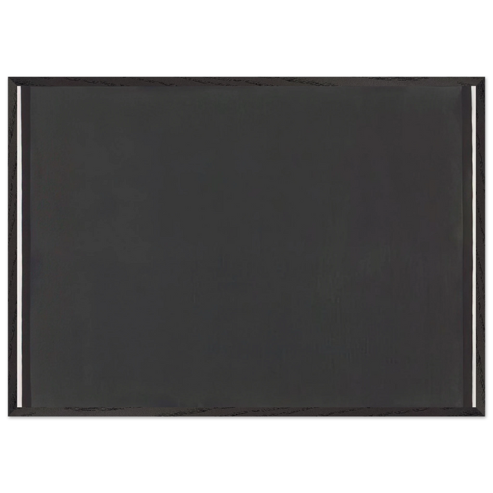 Untitled 29887 - 1987 - Bob Law 70x100 cm / 28x40 inches Framed Art Print – Black Wooden Frame