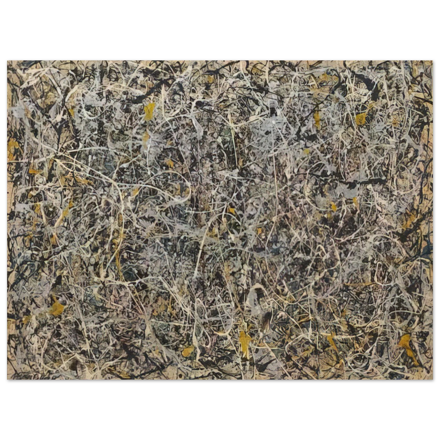Jackson Pollock - NUMBER 1 75x100 cm / 30x40inches Fine Art Poster