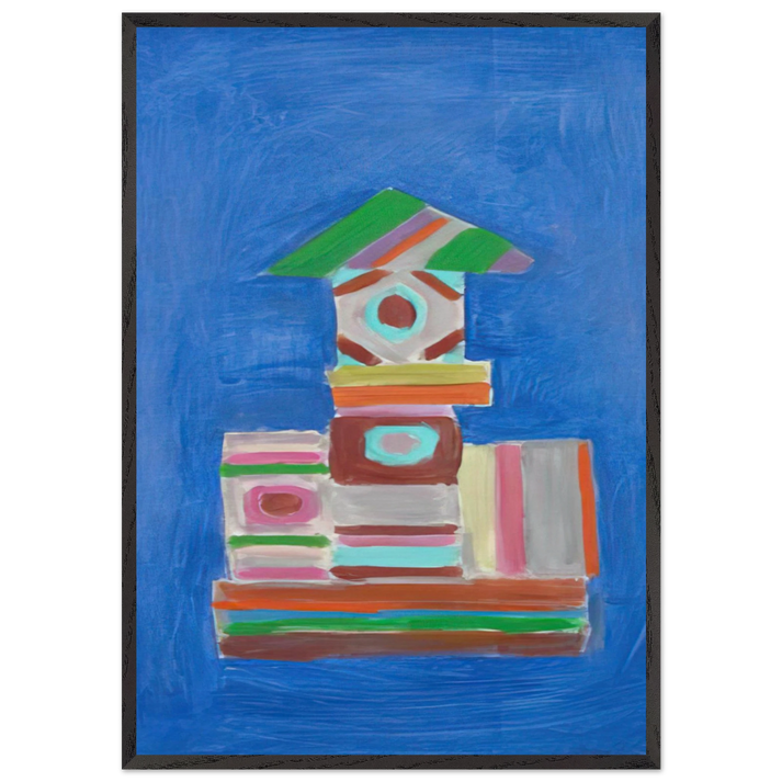 Going Up - 1978 - Betty Parsons 70x100 cm / 28x40 inches Framed Art Print – Black Wooden Frame