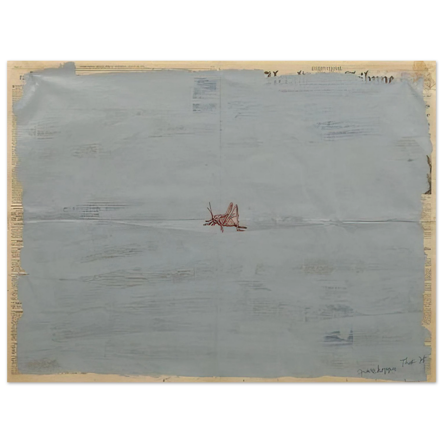 Paul Thek - Grasshopper - 1975 75x100 cm / 30x40inches Fine Art Poster