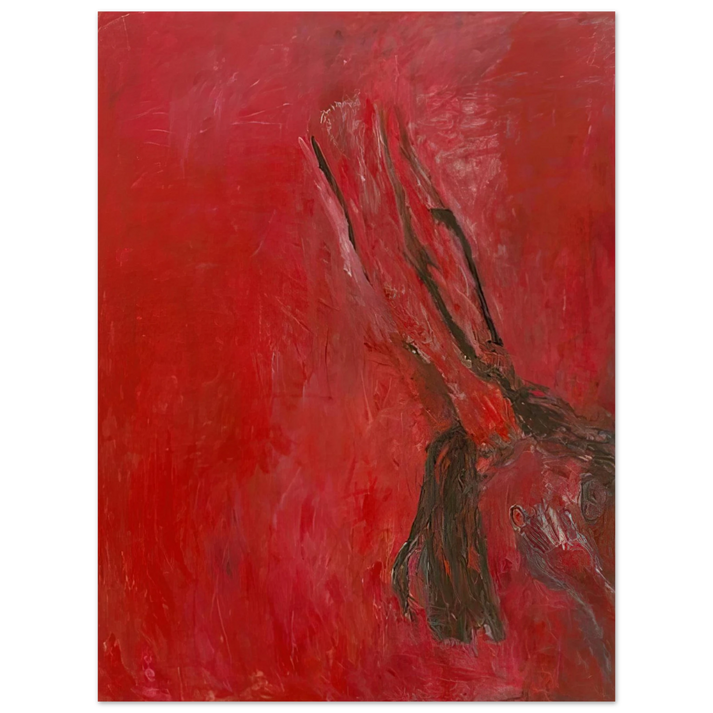 Susan Rothenberg - MAGGIE S PONYTAIL 1993 75x100 cm / 30x40inches Fine Art Poster