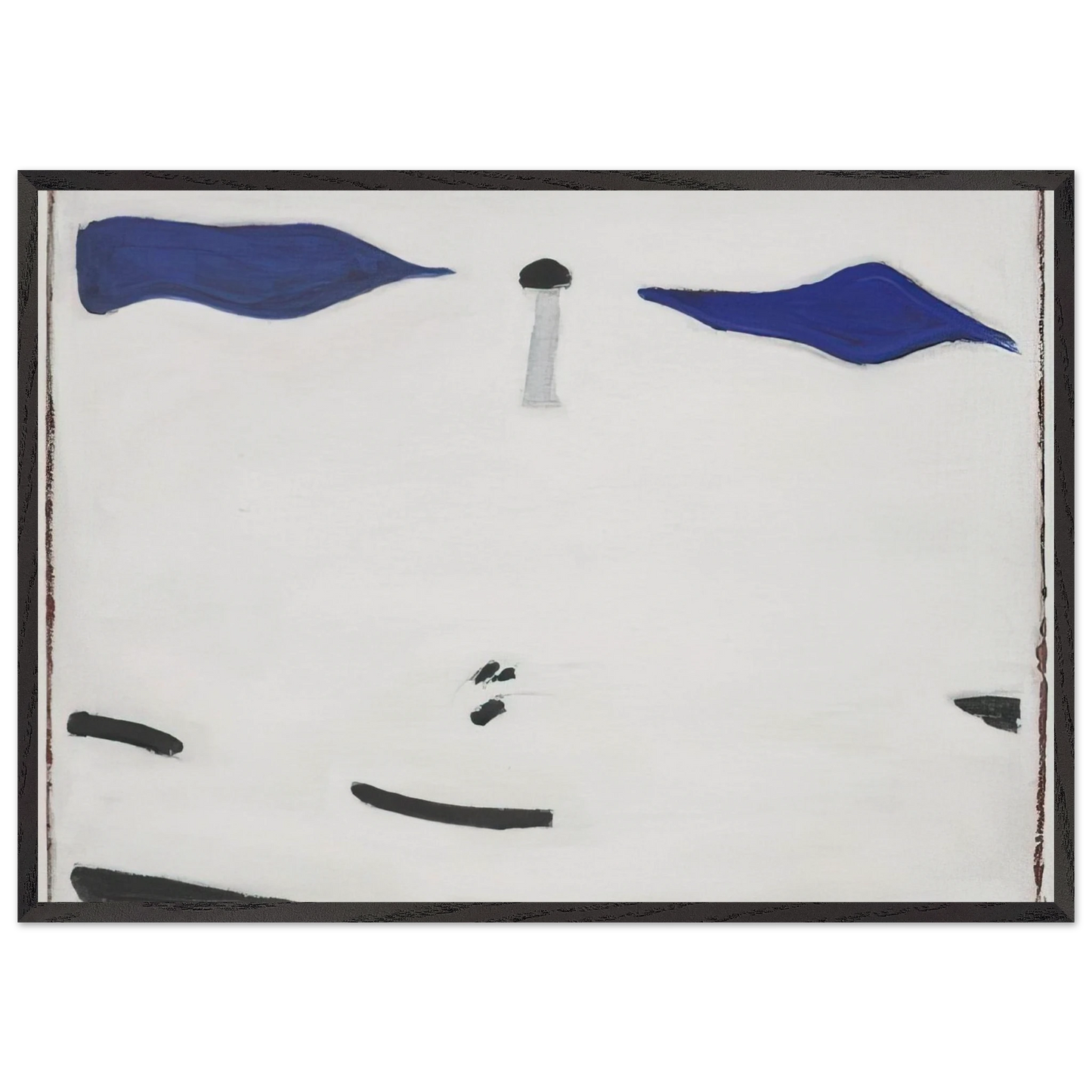 Fresh - 2007 N1 - Ralston Crawford 70x100 cm / 28x40 inches Framed Art Print – Black Wooden Frame