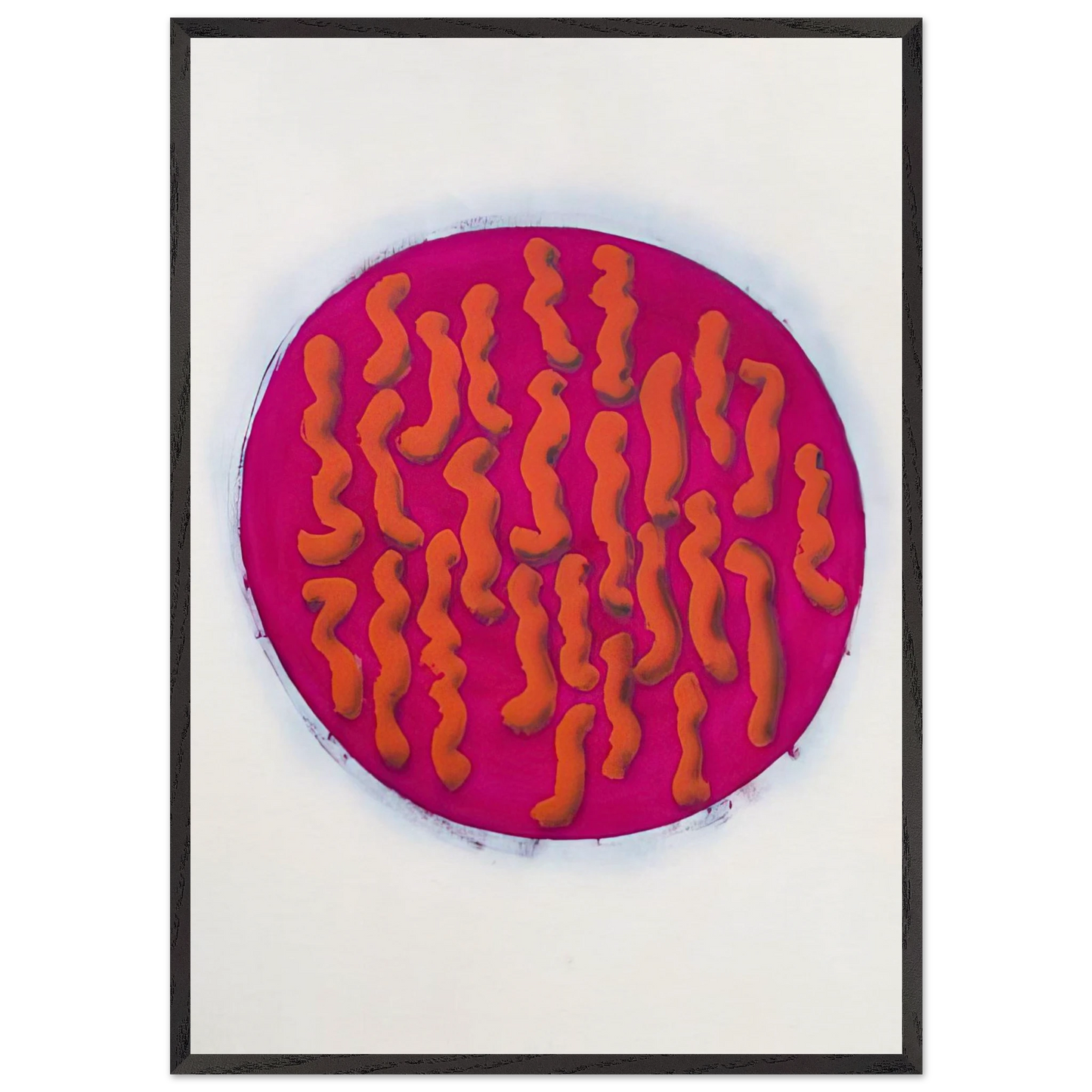 Untitled Sunset Series 32 - 1965 - John Altoon 70x100 cm / 28x40 inches Framed Art Print – Black Wooden Frame