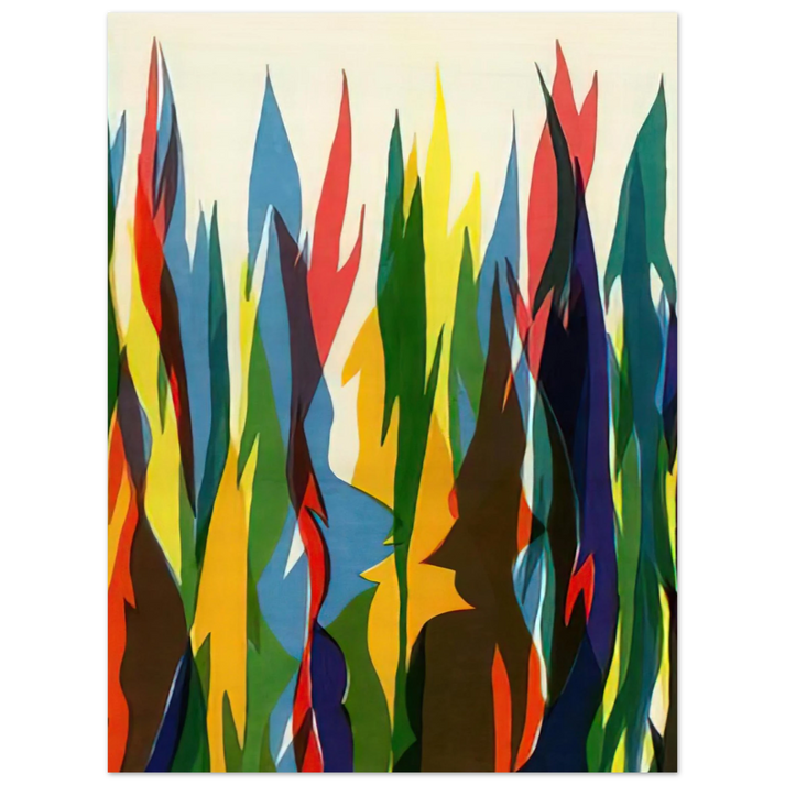 Piero Dorazio - Kókkora - 1987 75x100 cm / 30x40inches Fine Art Poster