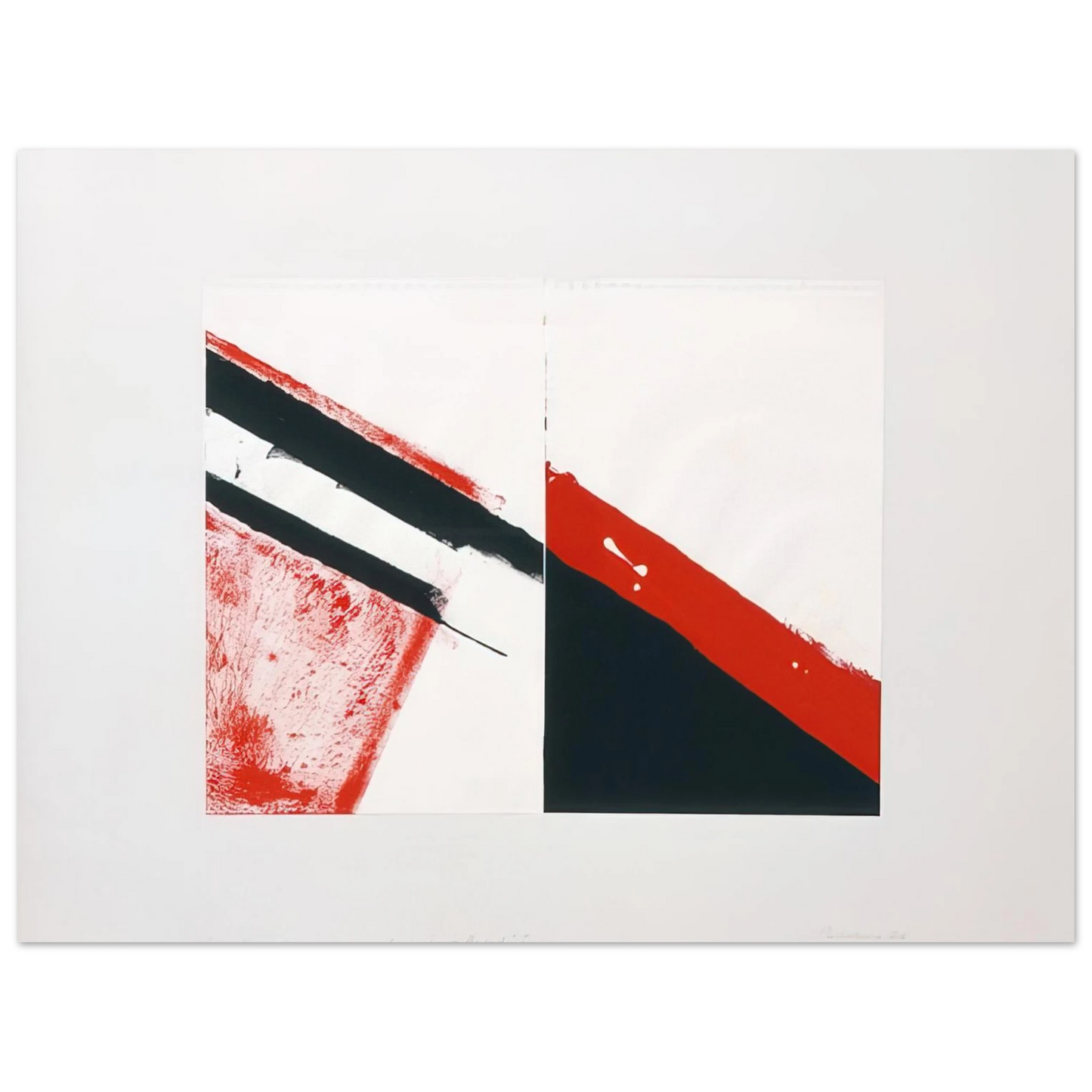 Blinky Palermo - WHO KNOWS THE BEGINNING AND WHO KNOWS THE END I 1976 75x100 cm / 30x40inches Fine Art Poster