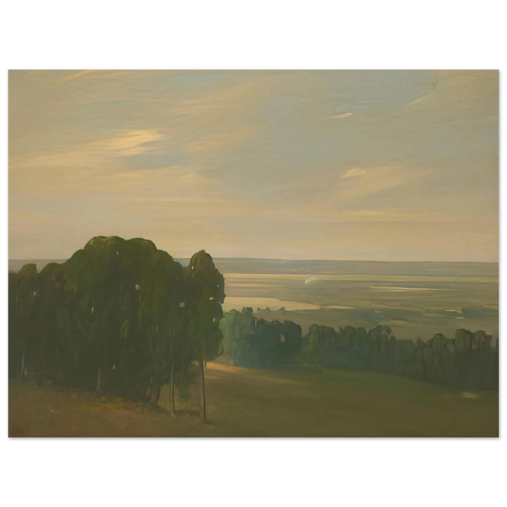 Xavier Martinez - Eucalyptus Grove in a Vast Landscape - Tonalism 75x100 cm / 30x40inches Fine Art Poster