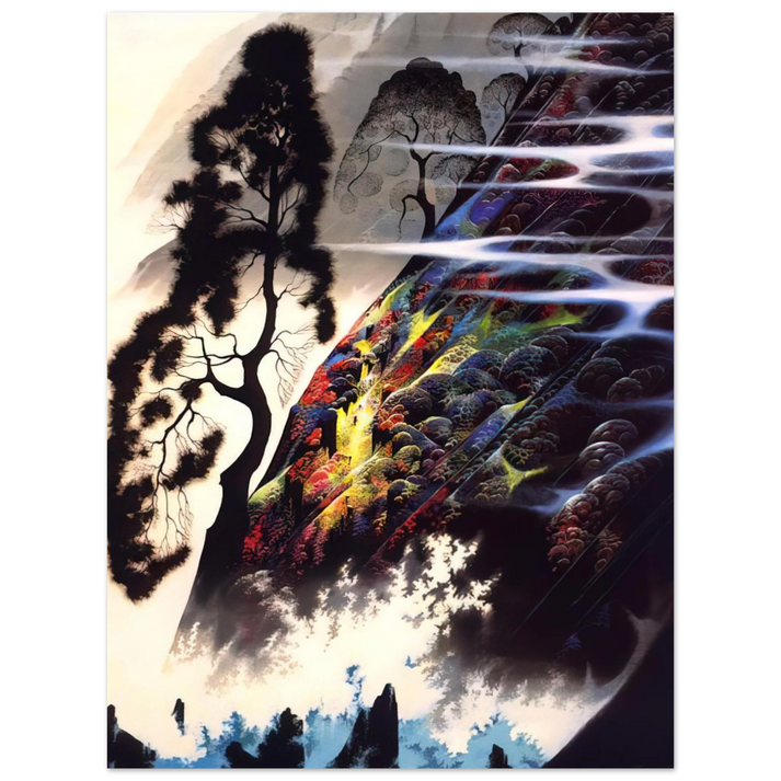 Eyvind Earle - Radiant Splendor 75x100 cm / 30x40inches Fine Art Poster