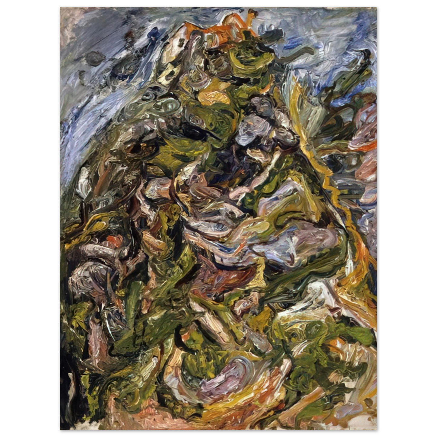 Chaim Soutine - HILL AT CERET 1921 75x100 cm / 30x40inches Fine Art Poster