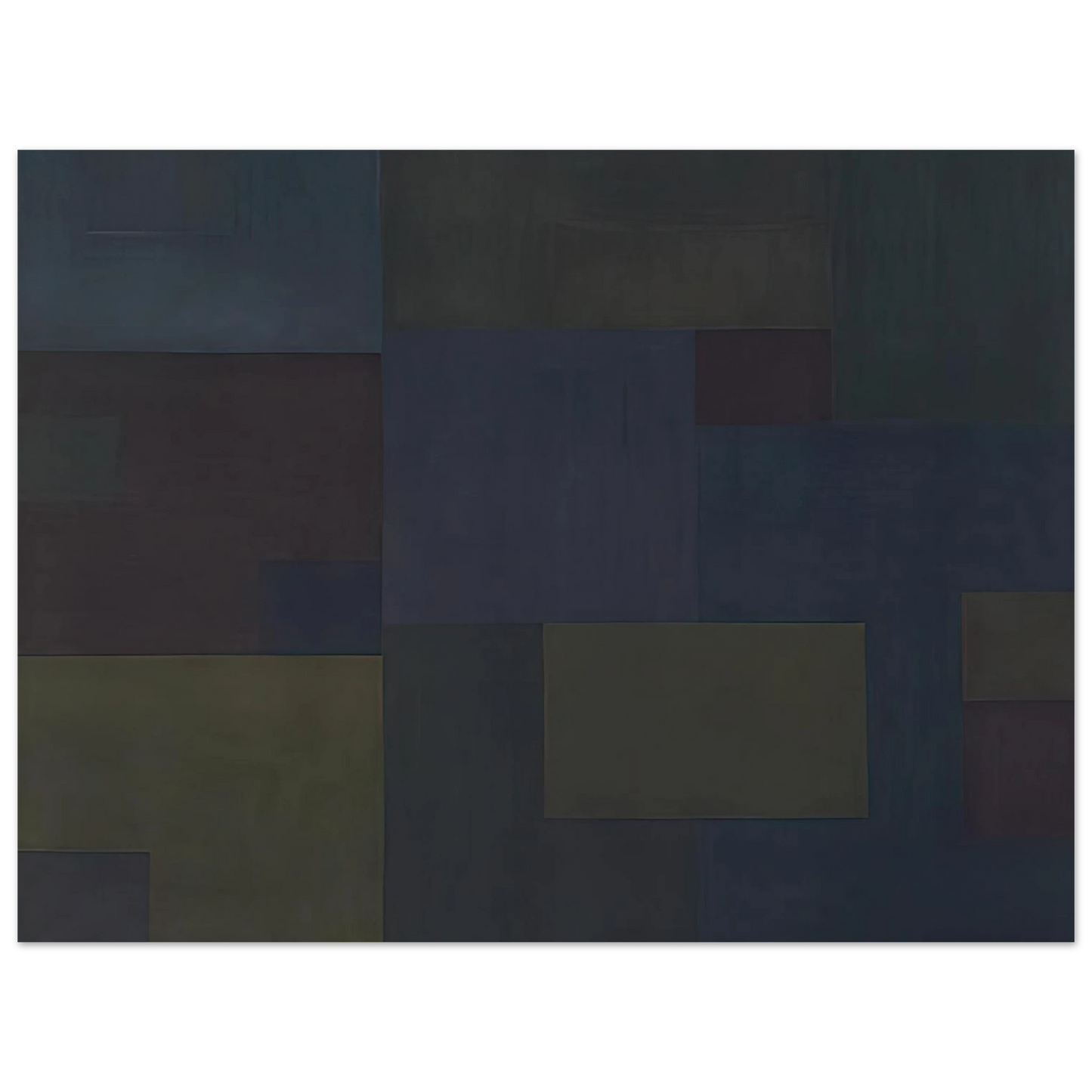 Ad Reinhardt - Number 17 - 1953 75x100 cm / 30x40inches Fine Art Poster