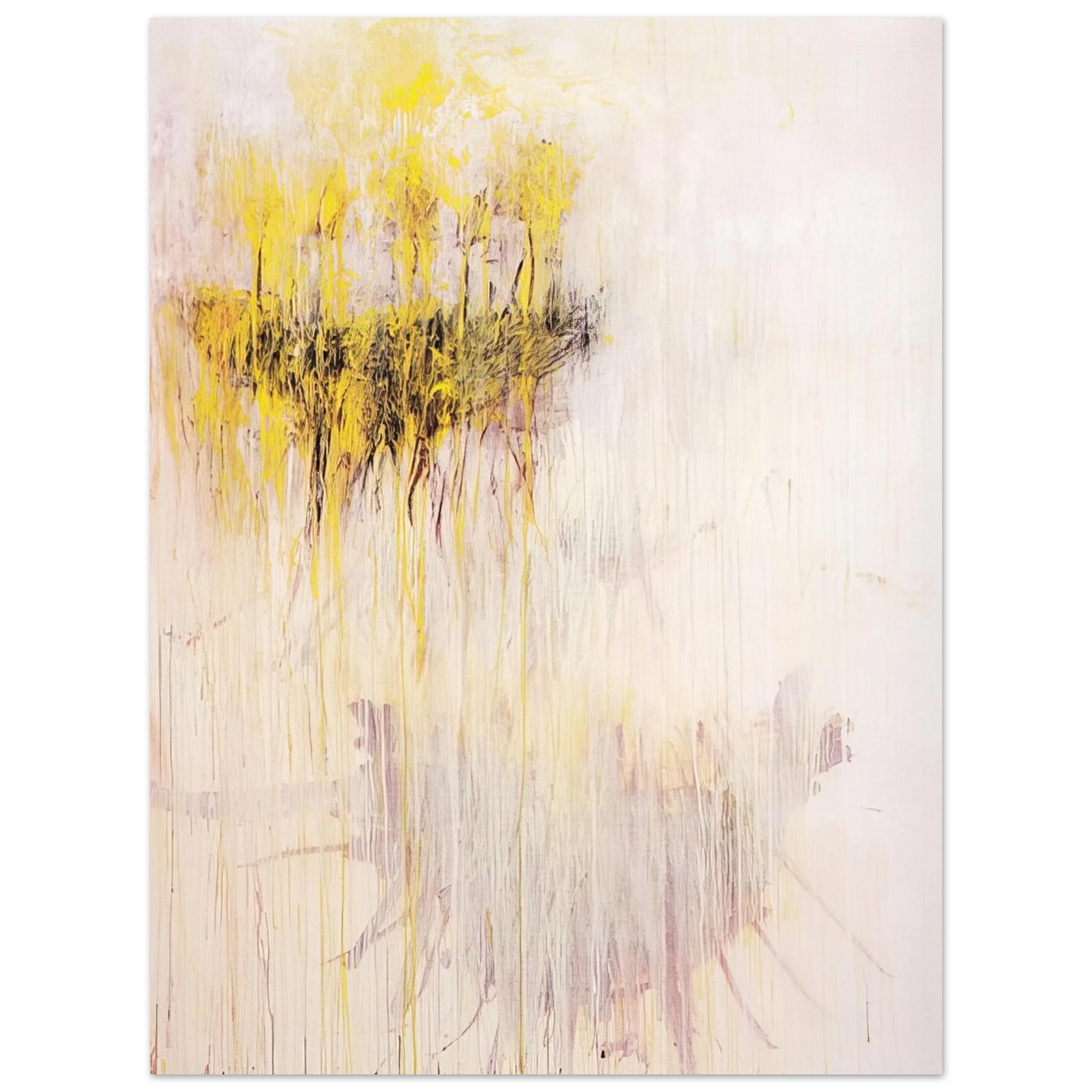 Cy Twombly - Coronation of Sesostris 75x100 cm / 30x40inches Fine Art Poster