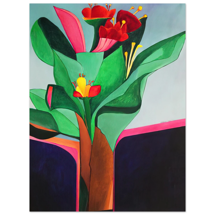 Aldemir Martins - Flores - 1971 75x100 cm / 30x40inches Fine Art Poster