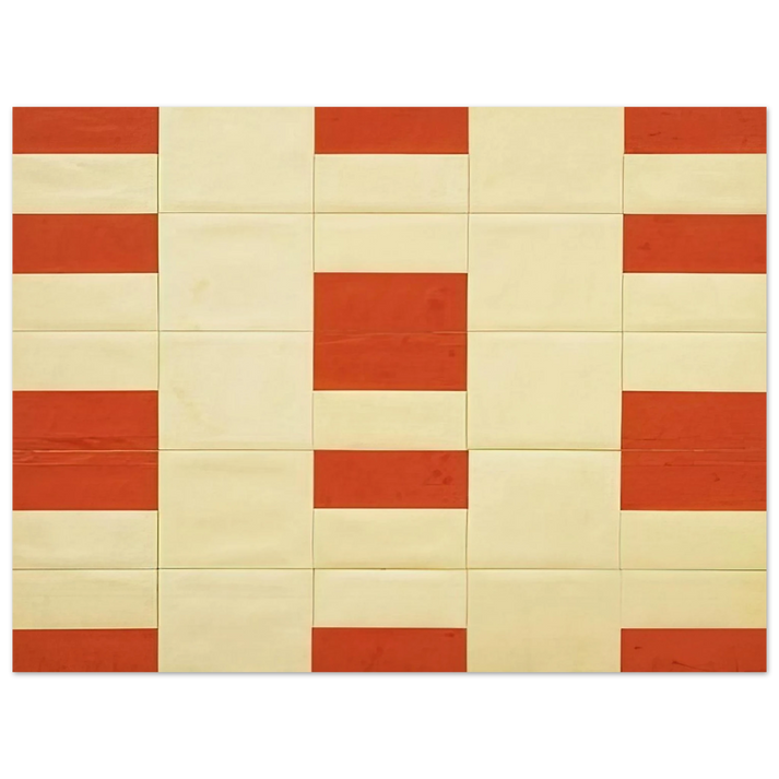 Ellsworth Kelly - Red and White 75x100 cm / 30x40inches Fine Art Poster