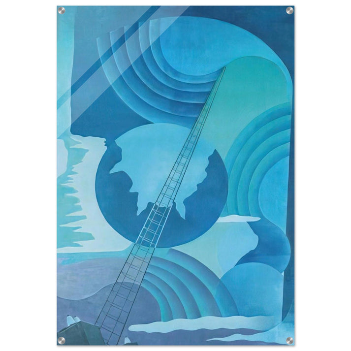 Synthesis of Radio Communications - 1933 - 1934 Palermo, Sicily, Italy - Benedetta Cappa Acrylic Print - 70x100 cm / 28x40″ inches | Benedetta Cappa Wall Art | Benedetta Cappa Prints