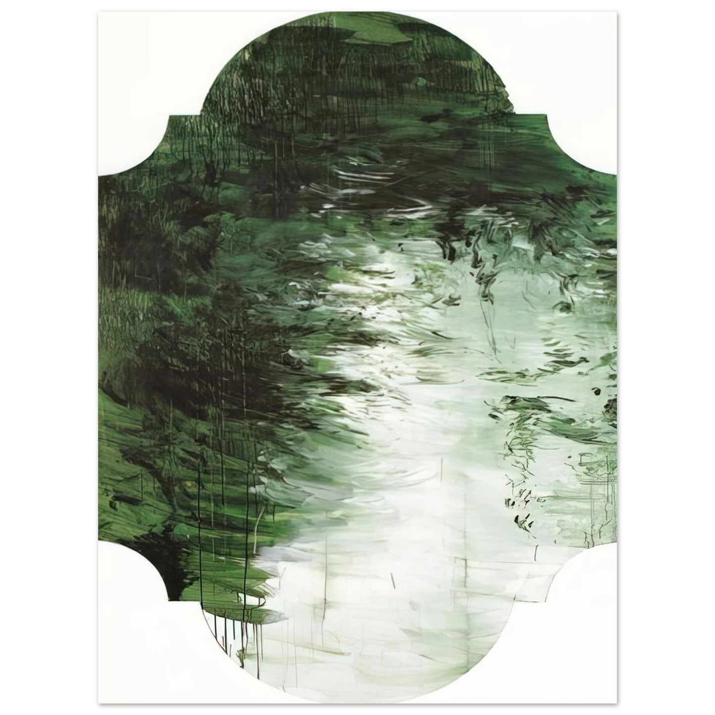 Cy Twombly - Untitled Part V 75x100 cm / 30x40inches Fine Art Poster