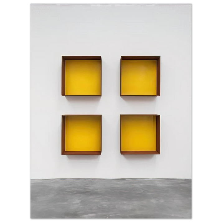 Donald Judd - Untitled JUDDO0243A - 1991 75x100 cm / 30x40inches Fine Art Poster