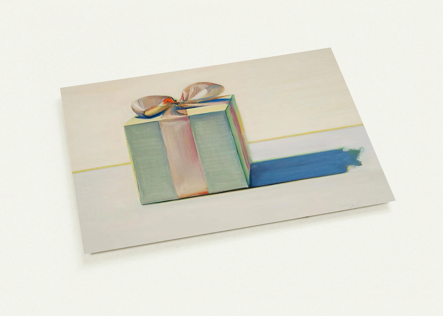 Gift Box - 1971 By Wayne Thiebaud Pack of 10 Post Cards | Wayne Thiebaud Post Cards | A6 (10.5 x 14.8 cm) - 4.1 x 5.8 inches