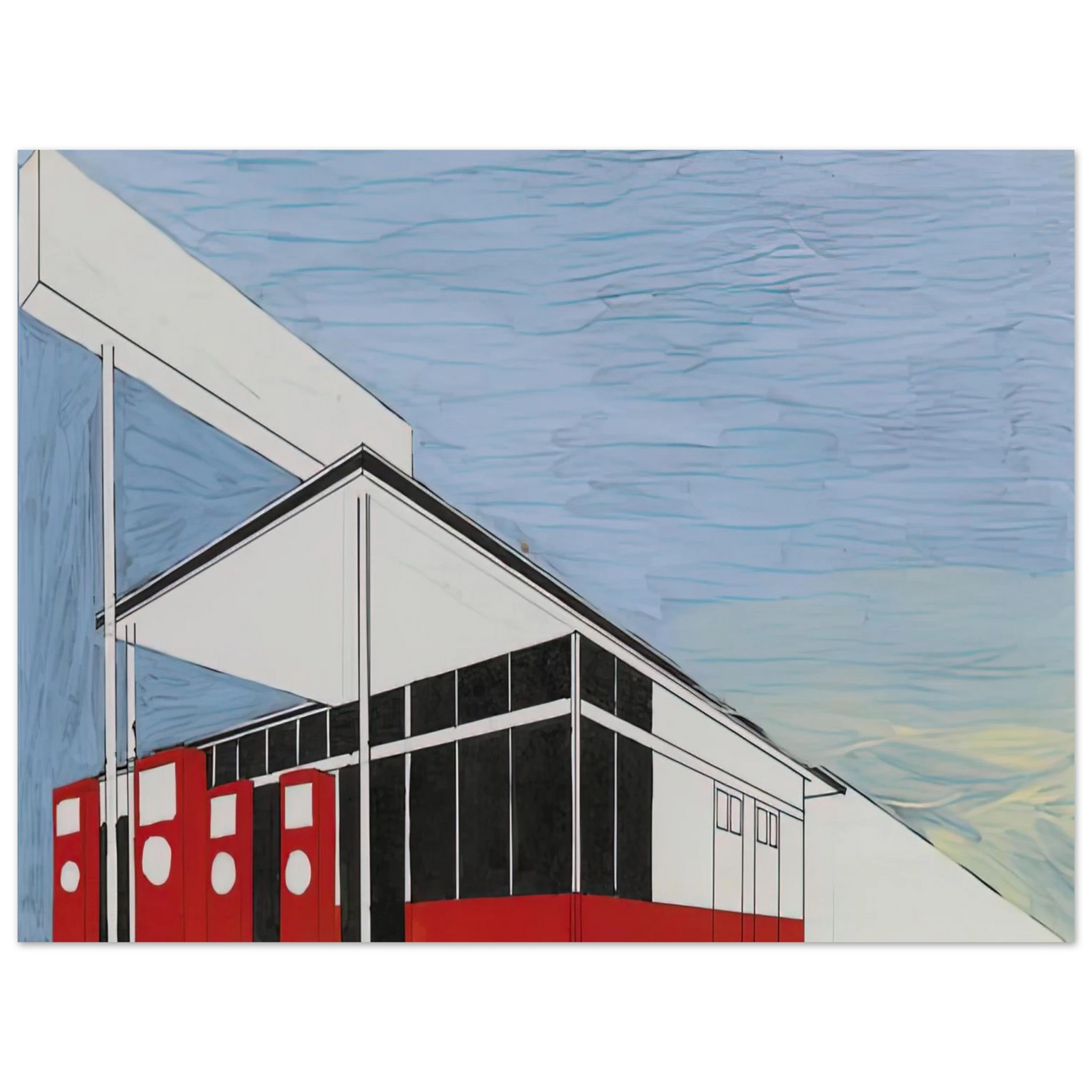Edward Ruscha - STANDARD STUDY 3 1963 75x100 cm / 30x40inches Fine Art Poster