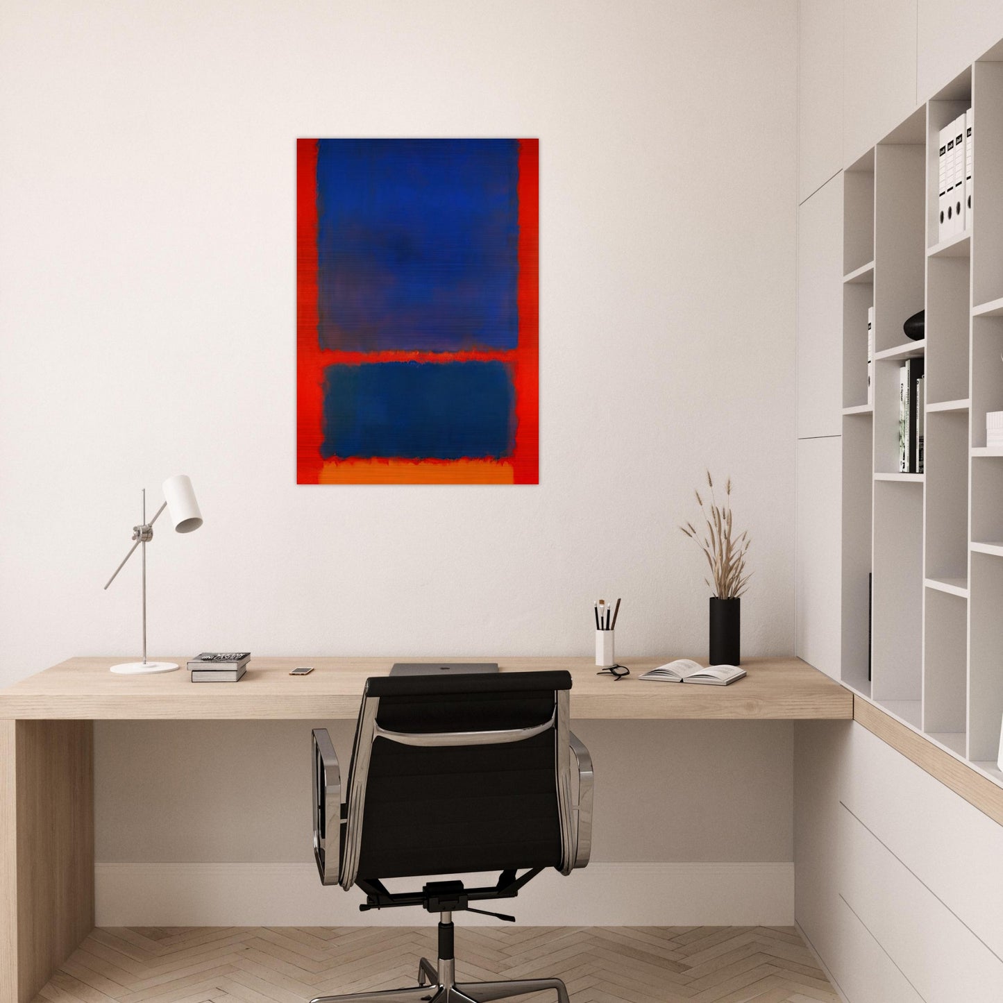 Blue, Orange, Red - 1961 - Mark Rothko Brushed Aluminum Print - 70x100 cm / 28x40 inches | Mark Rothko Aluminum Print | Mark Rothko Prints