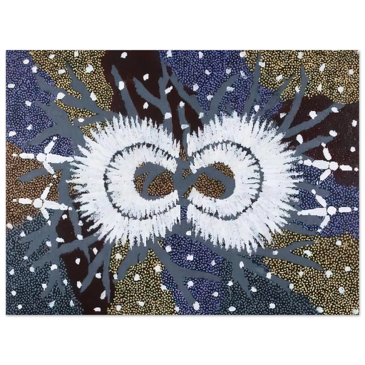 Clifford Possum Tjapaltjarri - Eagle Dreaming - 1999 75x100 cm / 30x40inches Fine Art Poster