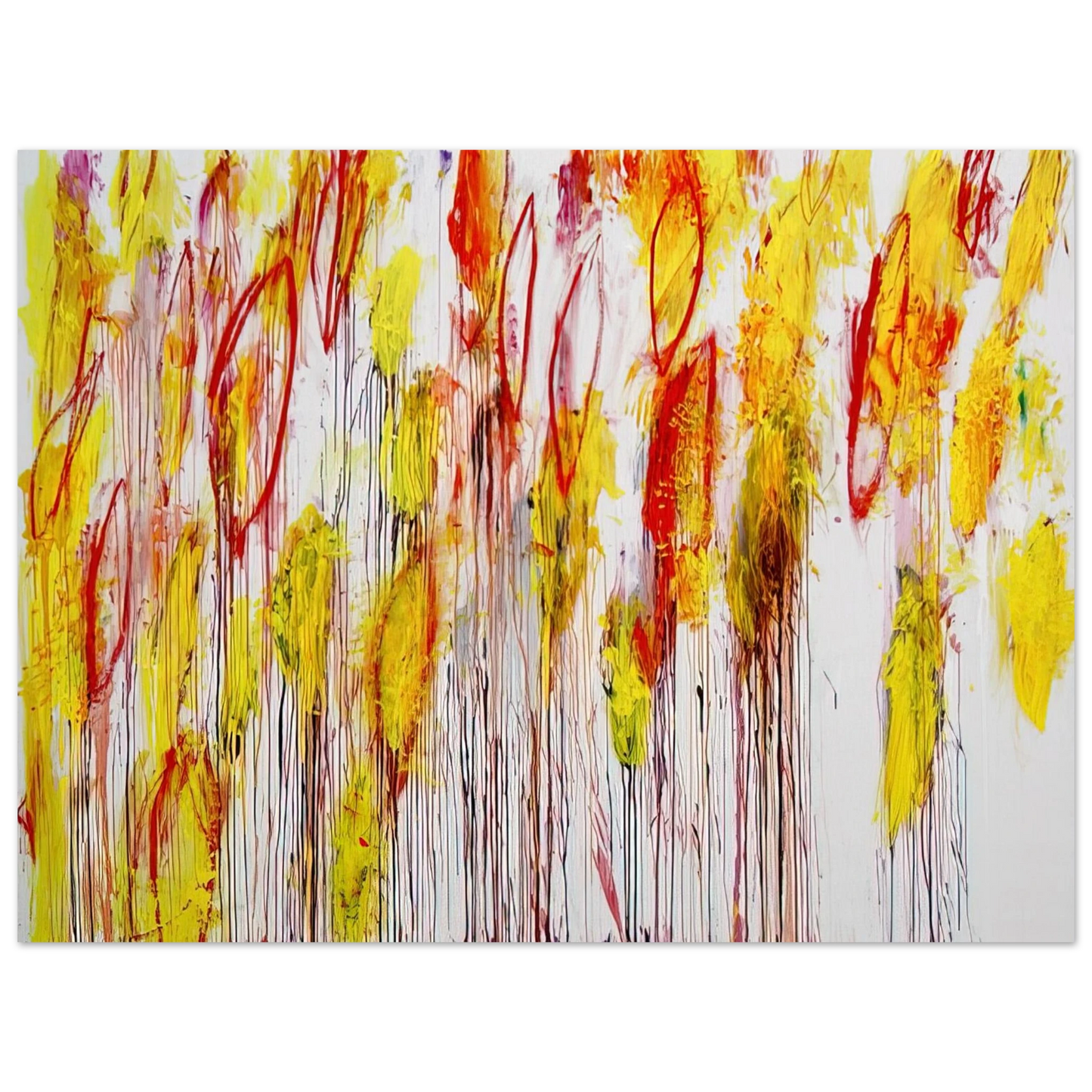 Cy Twombly - Lepanto, Part I 75x100 cm / 30x40inches Fine Art Poster