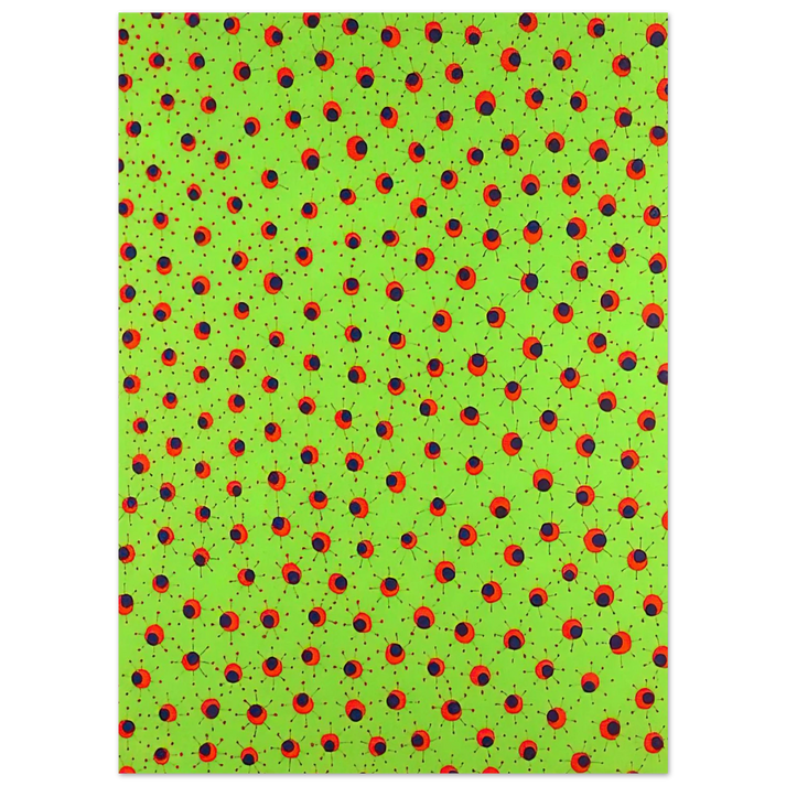 Yayoi Kusama - FIELDS IN SPRING 1988 Fine Art Poster