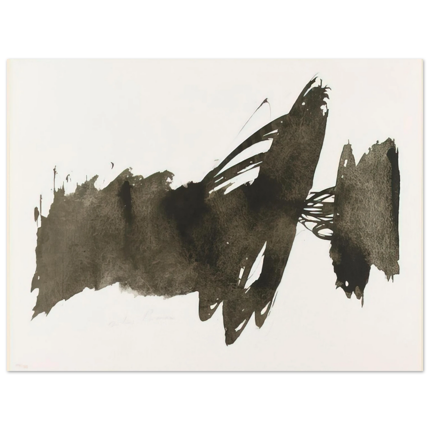 Julius Bissier - Untitled - 1950 75x100 cm / 30x40inches Fine Art Poster