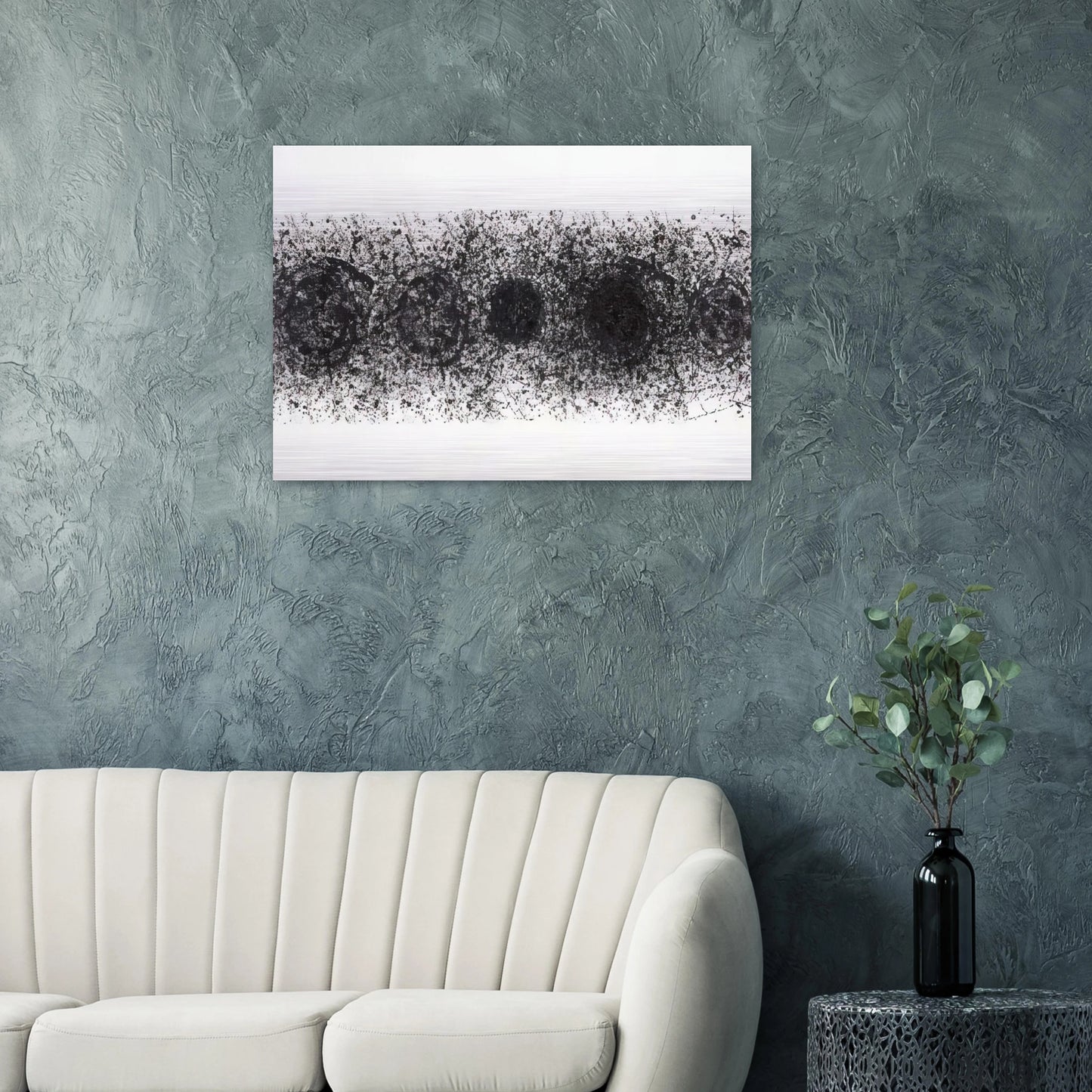 Straight Line of the Sun L. L187 - Sam Francis Brushed Aluminum Print - 70x100 cm / 28x40 inches | Sam Francis Aluminum Print | Sam Francis Prints