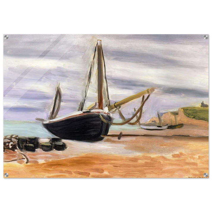 BOATS AT ETRETAT 1920 - Henri Matisse Acrylic Print - 70x100 cm / 28x40″ inches