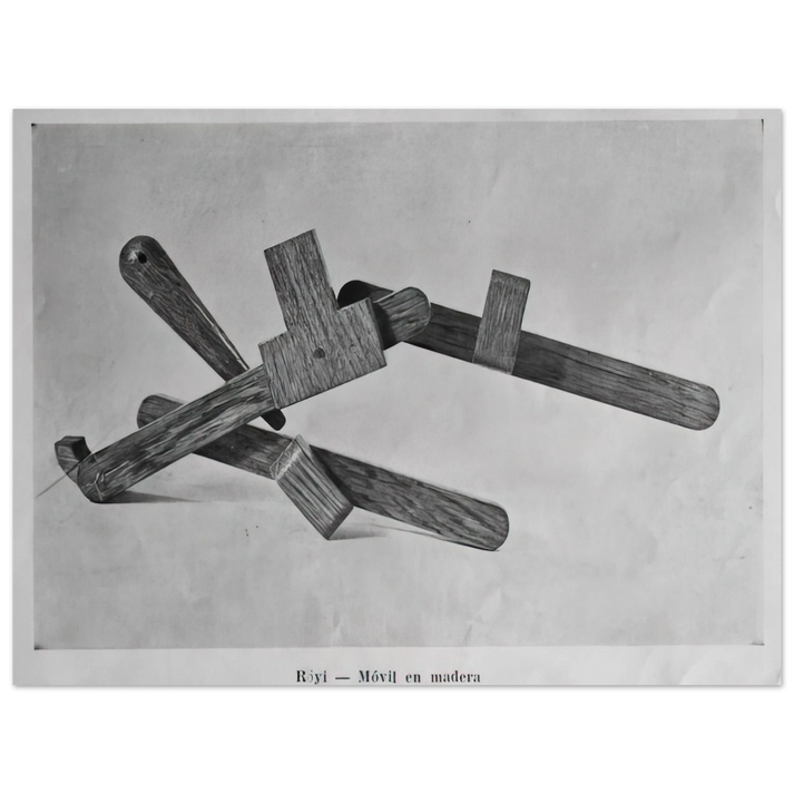 Gyula Kosice - Röyi - 1945 75x100 cm / 30x40inches Fine Art Poster
