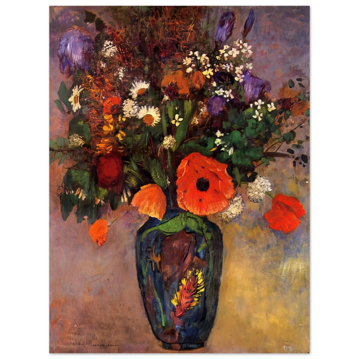 Odilon Redon - VASE DE FLEURS 75x100 cm / 30x40inches Fine Art Poster