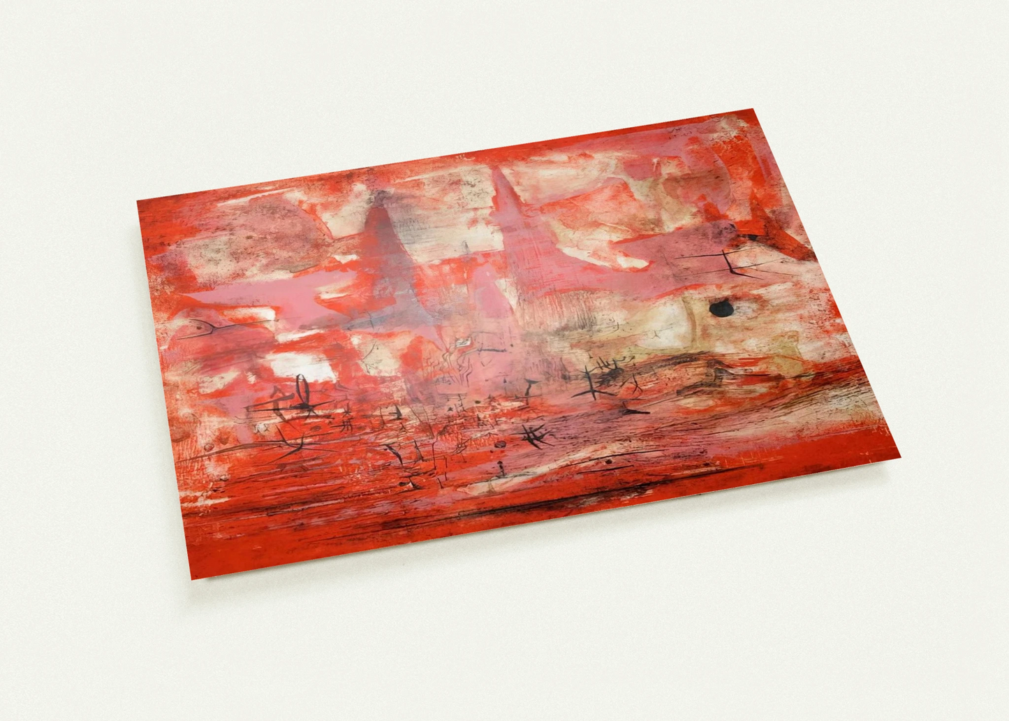 EMBRASEMENT 1954 By Zao Wou-Ki Pack of 10 Post Cards | Zao Wou-Ki Post Cards | A6 (10.5 x 14.8 cm) - 4.1 x 5.8 inches