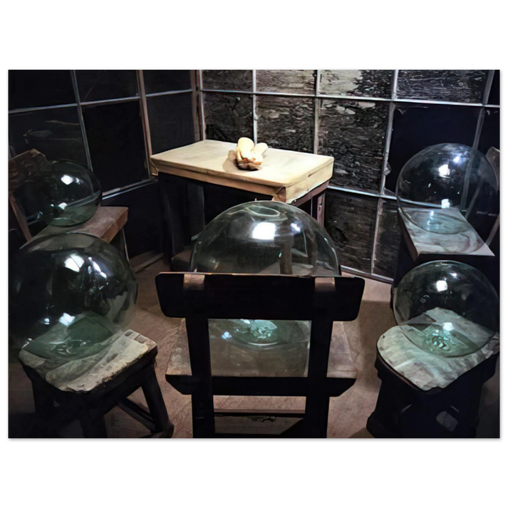 Louise Bourgeois - CELL GLASS SPHERES AND HANDS 1993 75x100 cm / 30x40inches Fine Art Poster