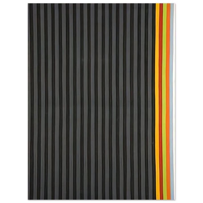 Gene Davis - Licorice Stick - 1961 75x100 cm / 30x40inches Fine Art Poster