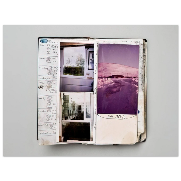 Dieter Roth - 1994 Notebook Diary detail - 1994 75x100 cm / 30x40inches Fine Art Poster