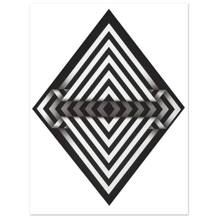 Omar Rayo - Panche I - 1970 75x100 cm / 30x40inches Fine Art Poster