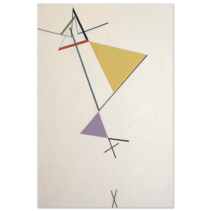Desarrollo del triángulo - 1951 - Tomas Maldonado Art Prints - 100x150 cm / 40x60″ inches | Tomas Maldonado Poster | Tomas Maldonado Prints
