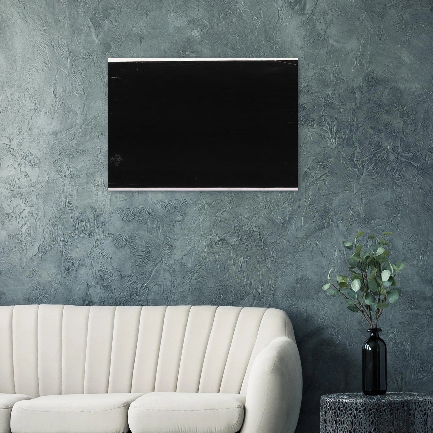 Black - Ellsworth Kelly Brushed Aluminum Print - 70x100 cm / 28x40 inches | Ellsworth Kelly Aluminum Print | Ellsworth Kelly Prints