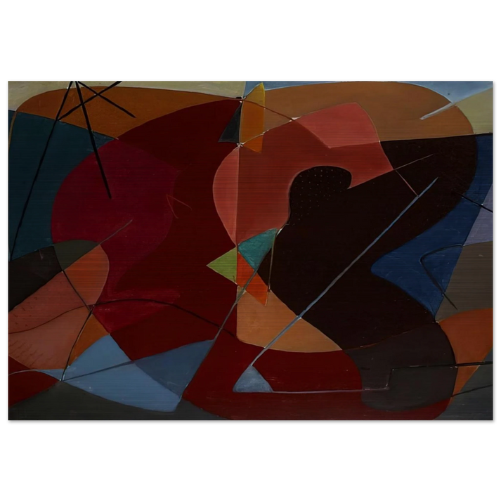 Untitled No 8 - 1932 - John Ferren Brushed Aluminum Print - 70x100 cm / 28x40 inches | John Ferren Aluminum Print | John Ferren Prints