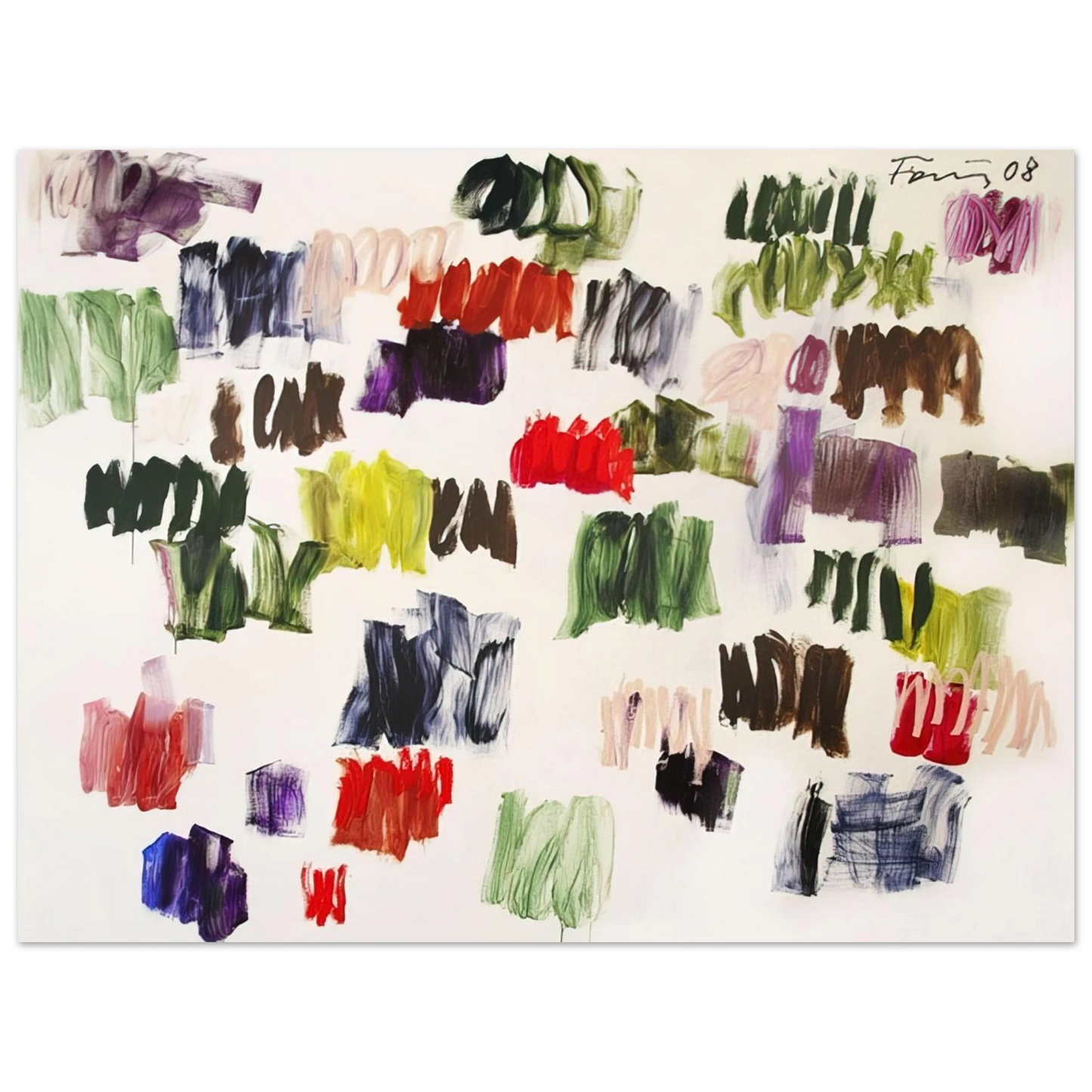 Gunther Forg - Untitled 08.B.0032 - 2008 75x100 cm / 30x40inches Fine Art Poster