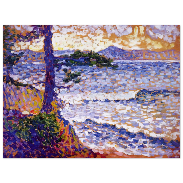 Henri-Edmond Cross - The Mediterranean Coast 75x100 cm / 30x40inches Fine Art Poster