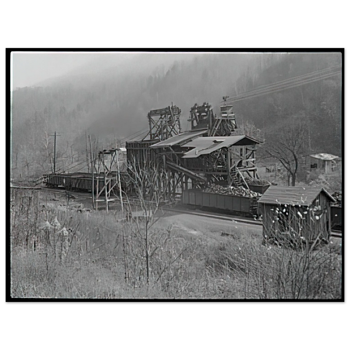 Ben Shahn - LOADING RECENTLY MINED COAL IN JENKINS 1935 75x100 cm / 30x40inches Fine Art Poster
