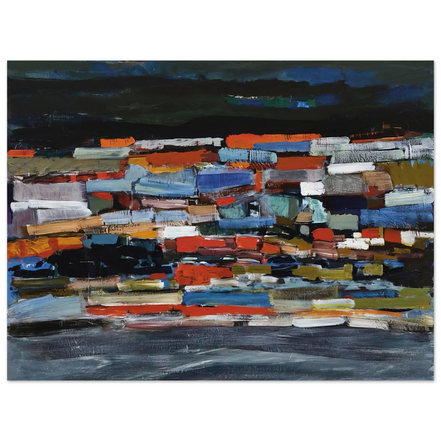 Tove Jansson - Town - 1965 75x100 cm / 30x40inches Fine Art Poster