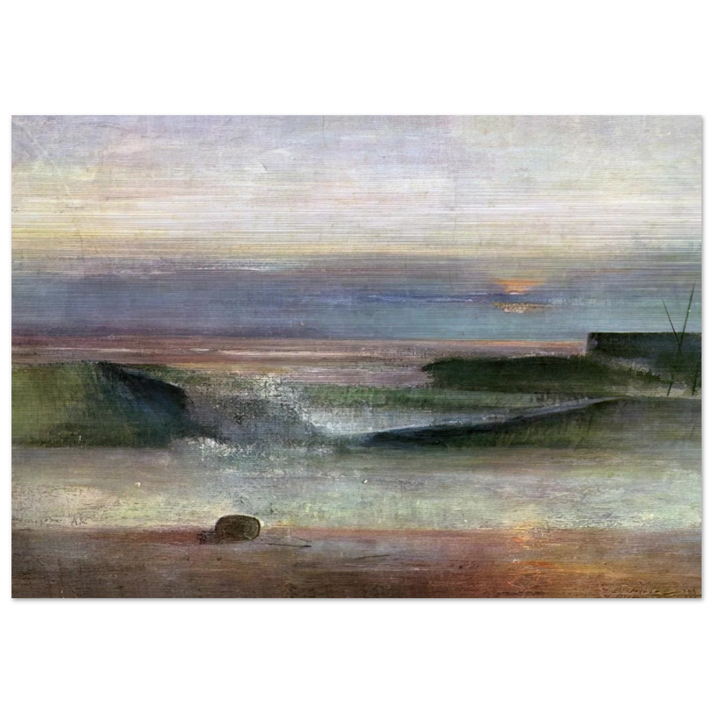 The Wave - 1944 - Victor Pasmore Brushed Aluminum Print - 70x100 cm / 28x40 inches | Victor Pasmore Aluminum Print | Victor Pasmore Prints