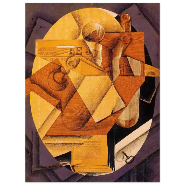 Juan Gris - THE TABLE 1914 75x100 cm / 30x40inches Fine Art Poster