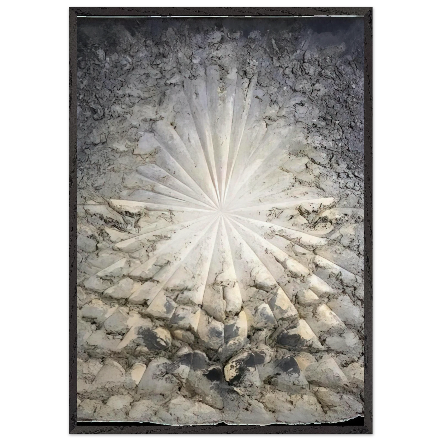 Jay DeFeoBIGThe Rose - Jay DeFeo 70x100 cm / 28x40 inches Framed Art Print – Black Wooden Frame