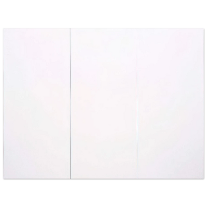 Robert Rauschenberg - WHITE PAINTING THREE PANEL 1951 75x100 cm / 30x40inches Fine Art Poster