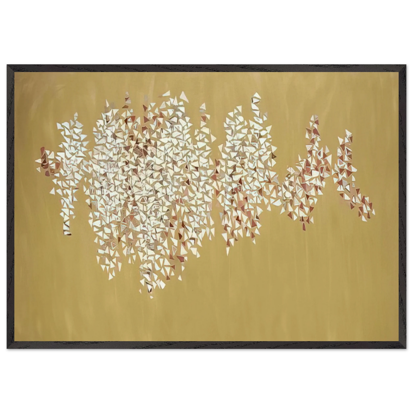 Untitled - 1962 N2 - Robert Goodnough 70x100 cm / 28x40 inches Framed Art Print – Black Wooden Frame