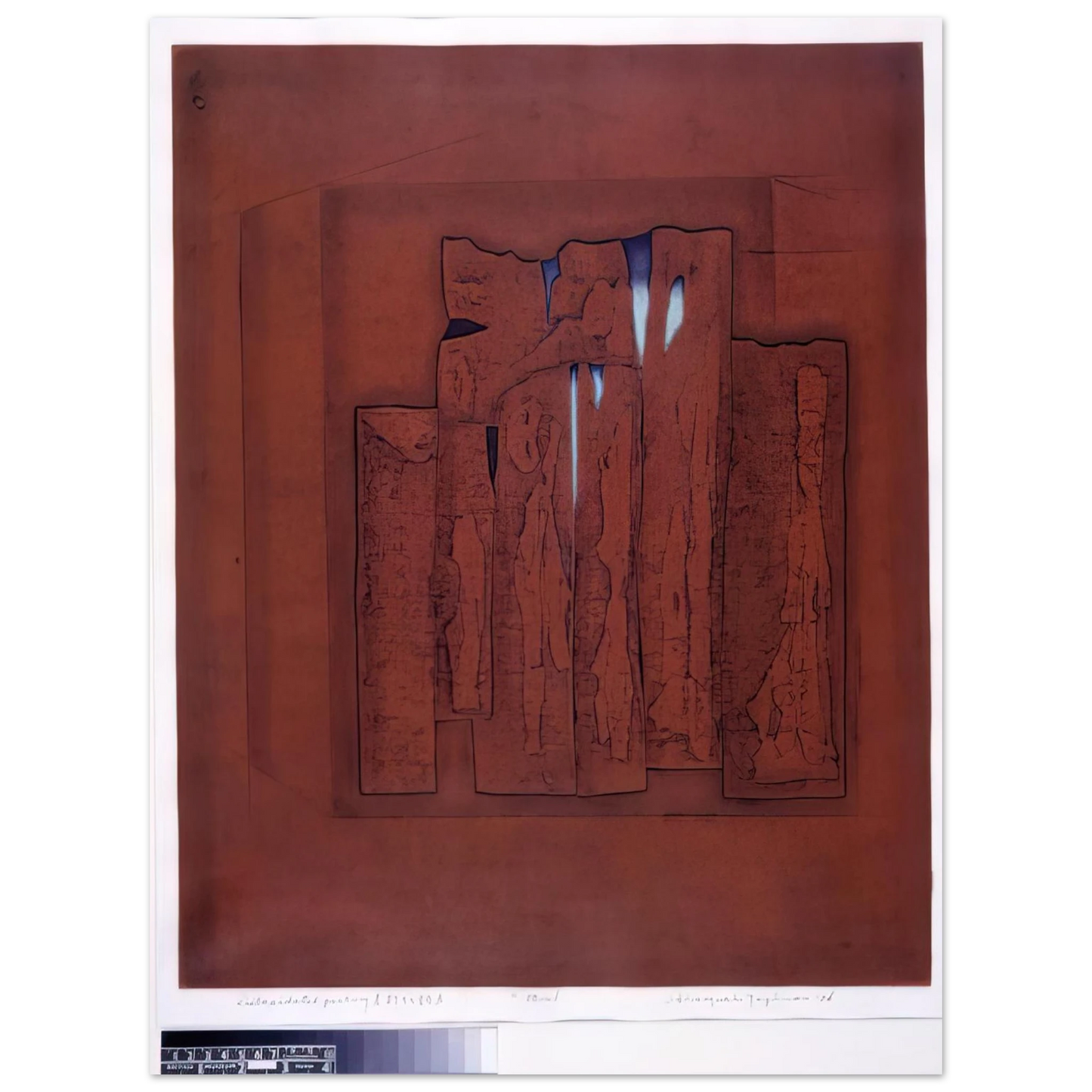 Hiroyuki Tajima - Dilapidated Poetry A - 1976 75x100 cm / 30x40inches Fine Art Poster