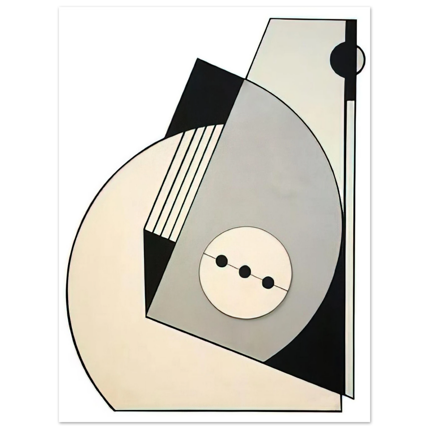 Carmelo Arden Quin - Gris - Concretism 75x100 cm / 30x40inches Fine Art Poster